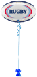 Rugby Ball Balloon