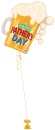 Happy Father's Day Beer Balloon