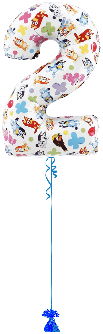 Bluey Big 2 Balloon Bunch