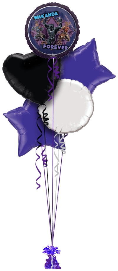 Wakanda Forver Balloon Bunch