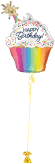 Giant Sparkle Cupcake  Balloon