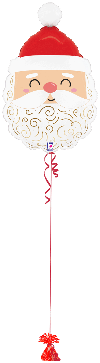 Jolly Santa Balloon Bunch