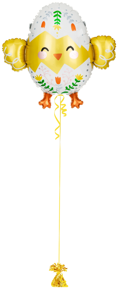 Easter Chick Balloon Bunch