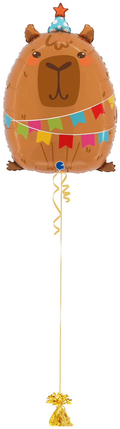 Party Capybara Balloon Bunch