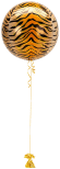Tiger Print Orbz Balloon