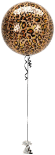 Leopard Print Orbz Balloon