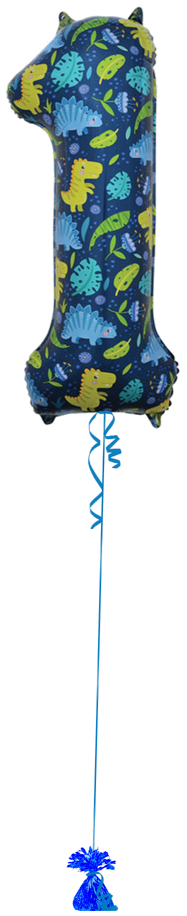 Dinosaurs No 1 Balloon Bunch
