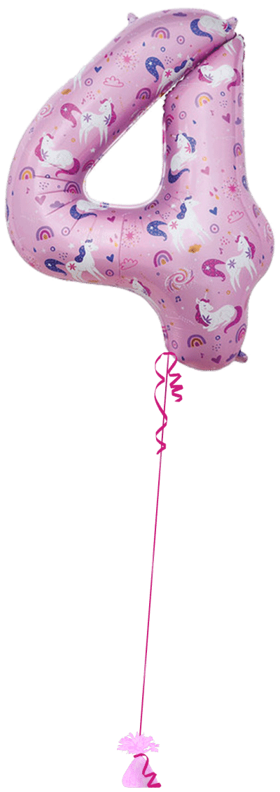 Unicorns No 4 Balloon Bunch