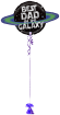 Best Dad in the Galaxy Balloon