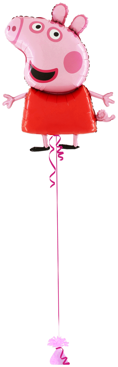 Peppa Pig Shape Balloon Bunch