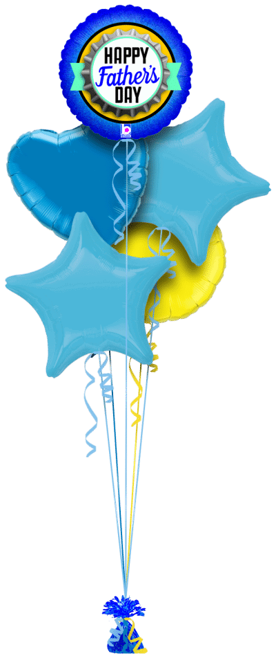 Happy Fathers Day Balloon Bunch
