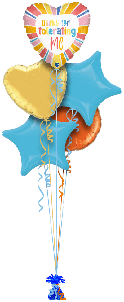 Thanks for Tolerating Me Balloon Bunch
