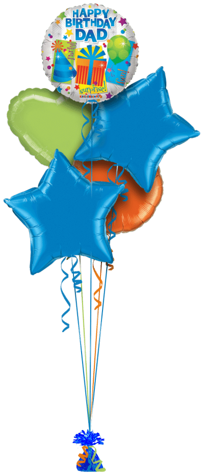 Happy Birthday Dad Balloon Bunch