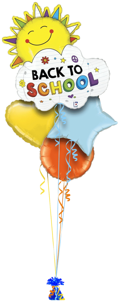 Back To School Sunshine Balloon Bunch