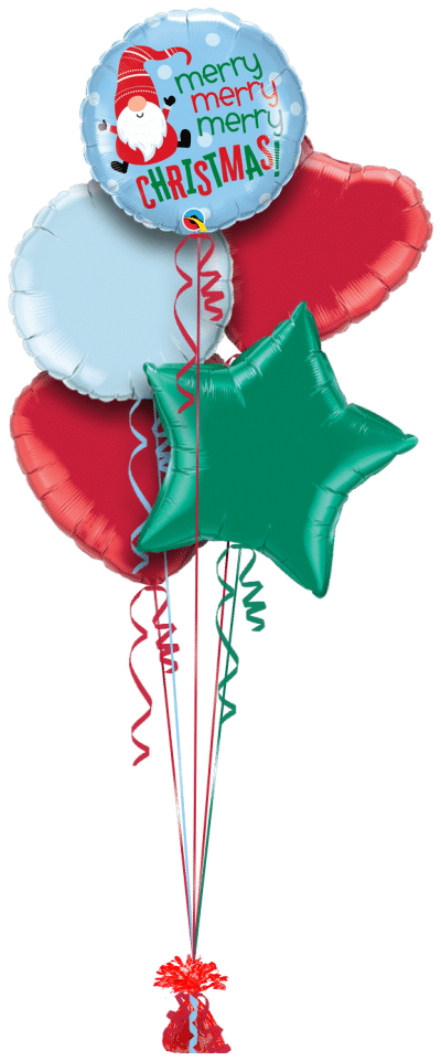 Merry Merry Christmas  Balloon Bunch