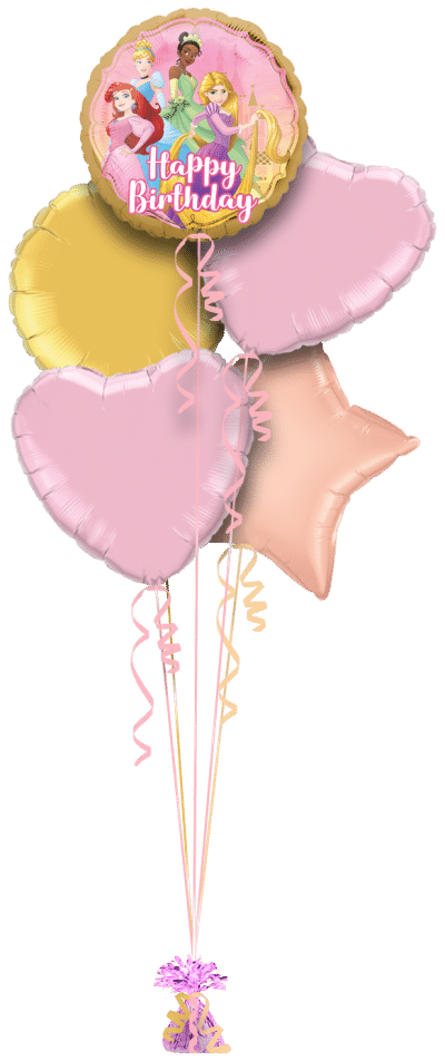 Disney Birthday Princesses Balloon Bunch