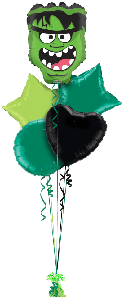 Frankenstein Monster Balloon Bunch