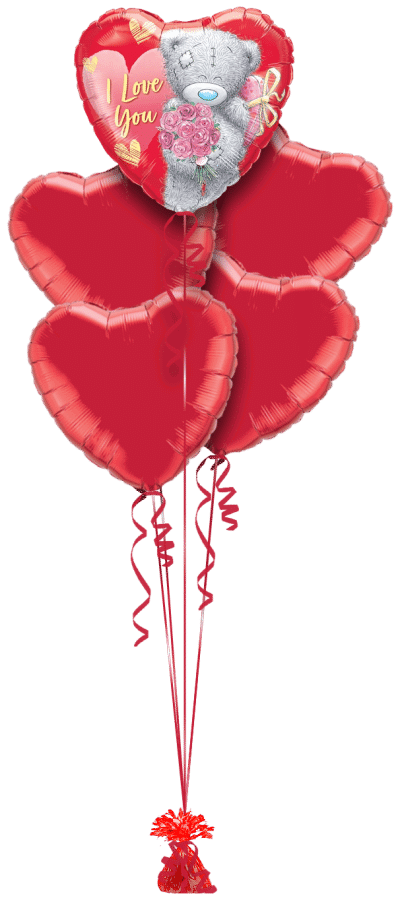 Tatty Teddy I Love You Balloon Bunch