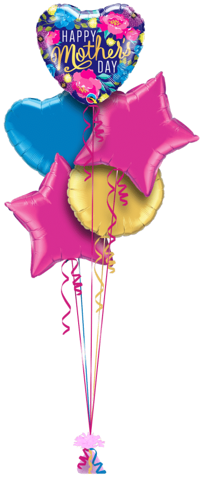 Blooming Mothers Day Balloon Bunch