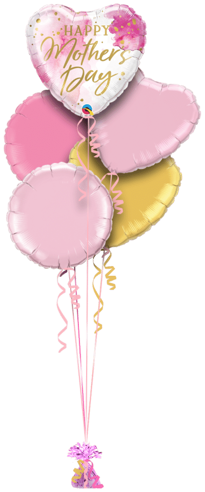 Watercolour Mothers Day Balloon Bunch