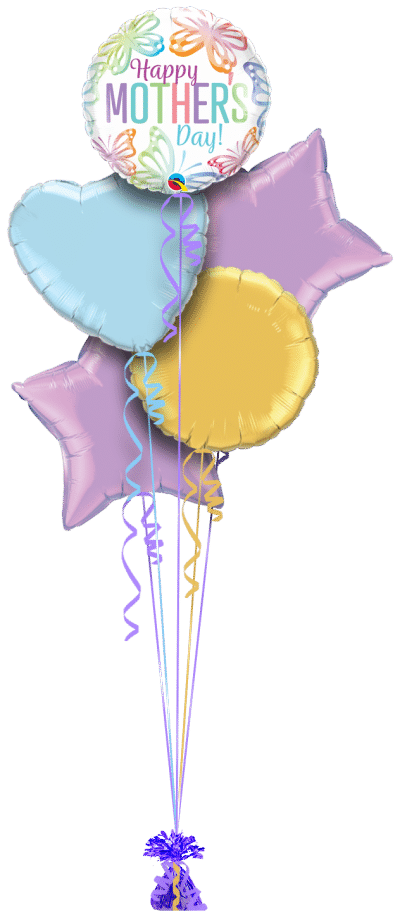 Mothers Day Butterfly Balloon Bunch