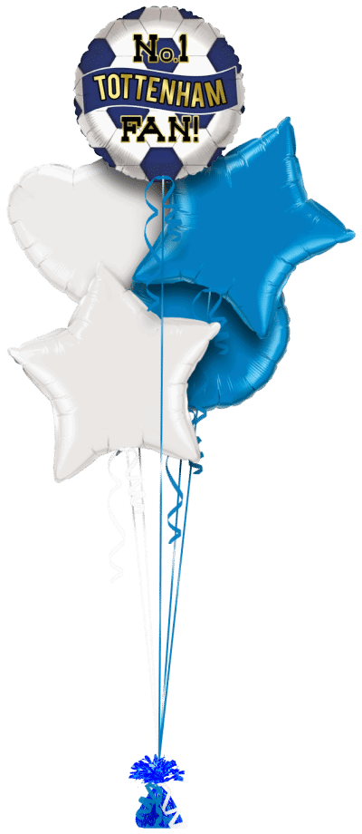 No 1 Tottenham Fan Football Balloon Bunch