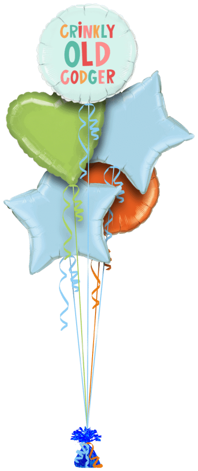Crinkly Old Codger Balloon Bunch