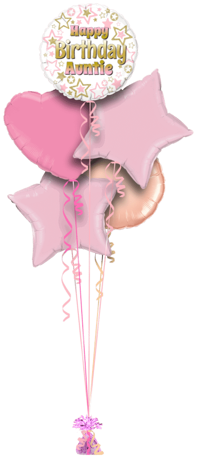 Happy Birthday Auntie Balloon Bunch
