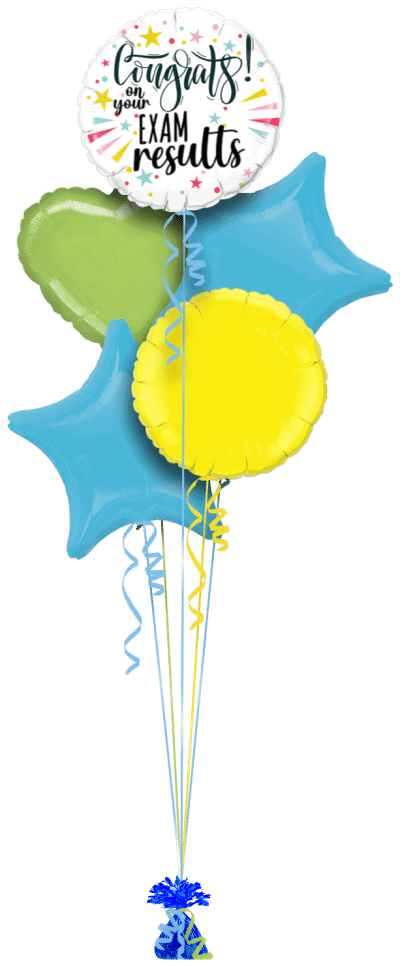 Congrats on your Exam Results Balloon Bunch