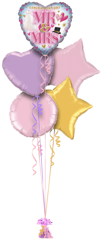 Congratulations Mr and Mrs Balloon Bunch