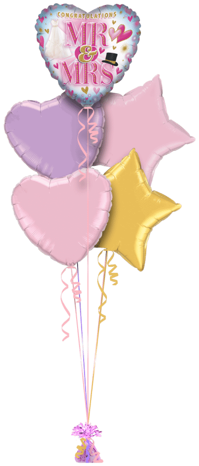 Congratulations Mr and Mrs Balloon Bunch