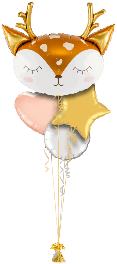 Woodland Reindeer Balloon Bunch