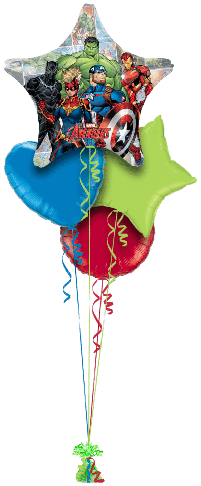 Jumbo Avengers Star Balloon Bunch