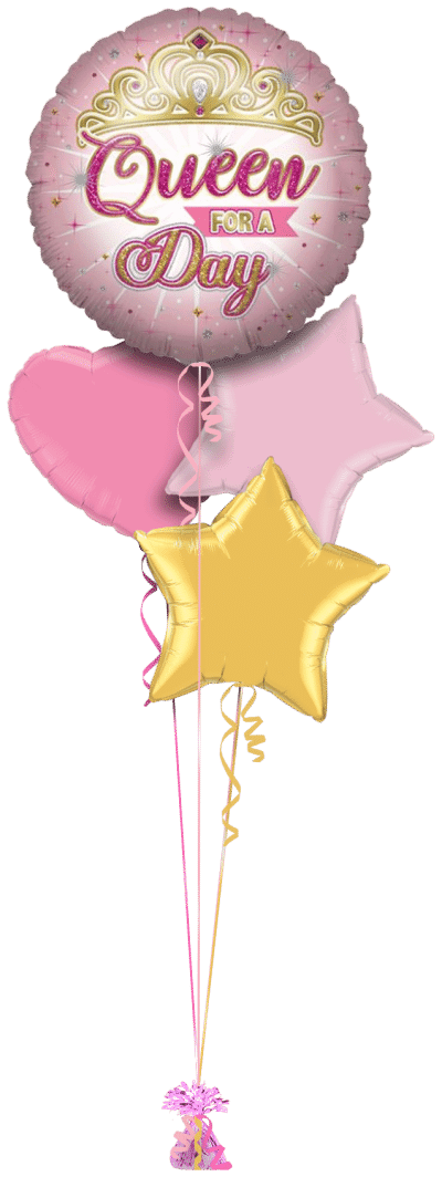 Queen for a Day Jumbo Balloon Bunch