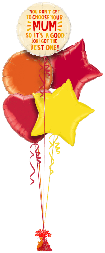 Best Mum Balloon Bunch