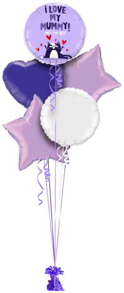 Love My Mummy Balloon Bunch