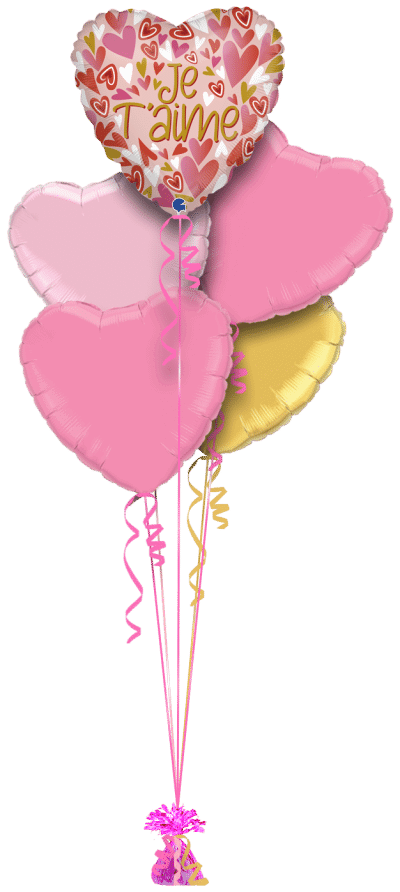 Je T'aime Balloon Bunch