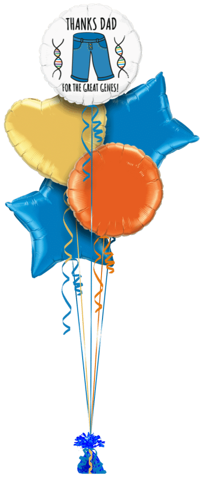 Great Genes Dad Balloon Bunch