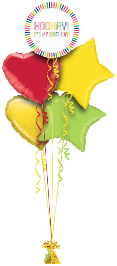 Hooray It's My Birthday Balloon Bunch