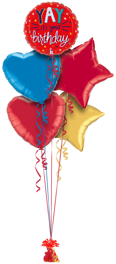 Yay It's Your Birthday Balloon Bunch