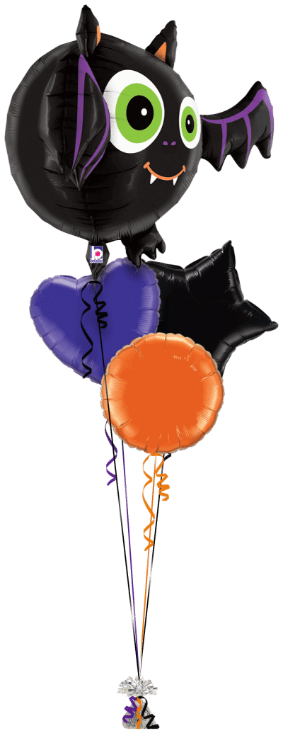 Spooky 3D Bat Balloon Bunch