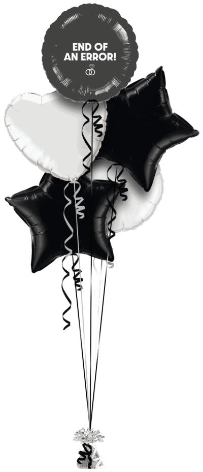 End of an Error Divorce Balloon Bunch