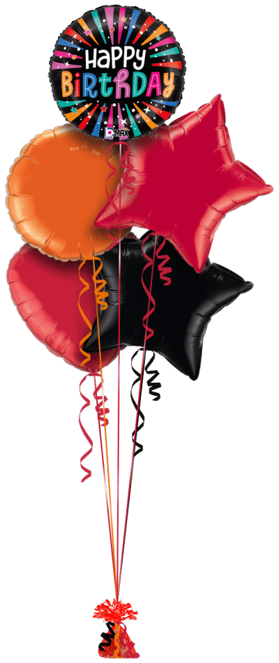 Birthday Explosion Balloon Bunch