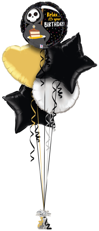 Relax It's Your Birthday Balloon Bunch