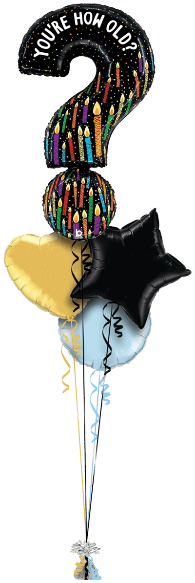You're How Old Balloon Bunch