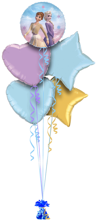 Frozen Anna Elsa Balloon Bunch