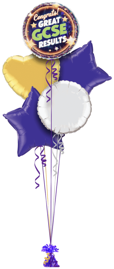 Congrats Great GSCE Results Balloon Bunch