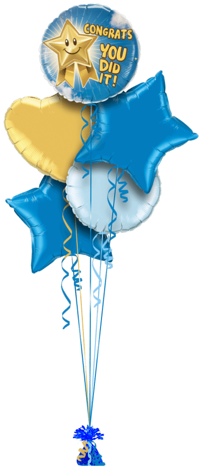 Congrats You Did It Balloon Bunch