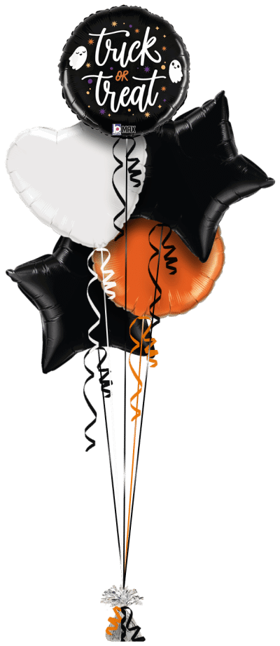 Ghostly Trick Or Treat Balloon Bunch