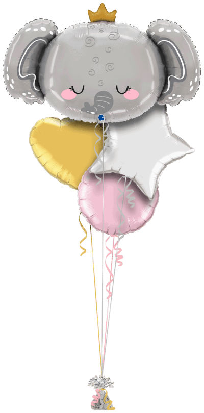 Little Elephant Balloon Bunch
